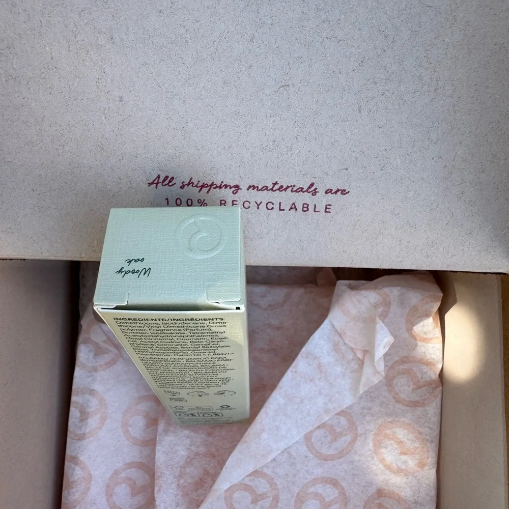NWT RARE BEAUTY Woody Oak Fragrance Layering Balm
